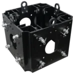 ProX ground support sleeve block for F34 truss segment systems with black finish
