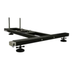 ProX ground support stabilizing T-base with bolt connection points for LED screen wall stacking and truss mounting