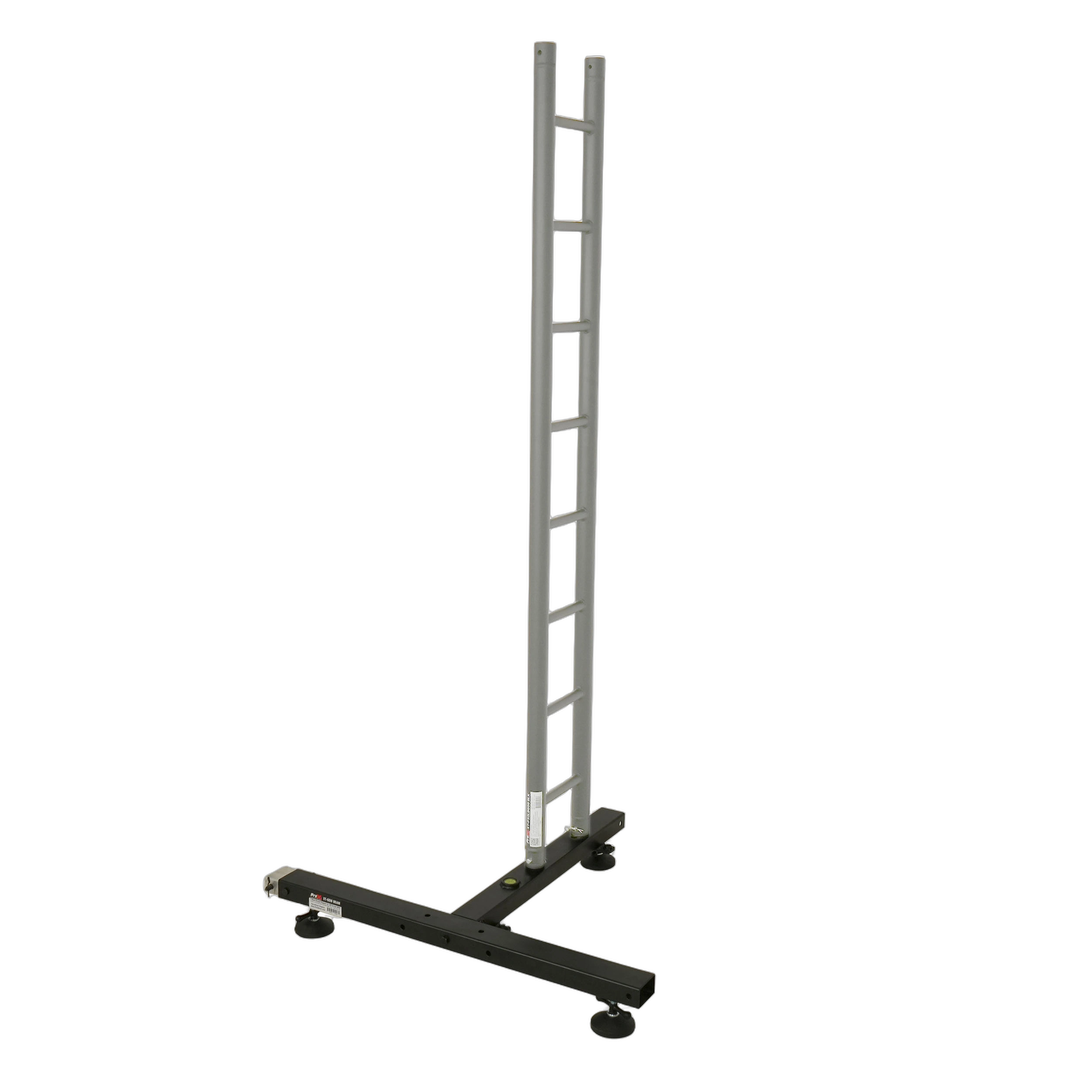 ProX Ground Support Stabilizing T-Base LED Screen Wall ProX ground support stabilizing T-base with horizontal beam support for LED screen wall stacking applications