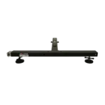 ProX ground support stabilizing T-base with bolted I-beam truss connection for LED screen wall stacking