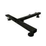 ProX ground support stabilizing T-base for LED screen wall stacking with I-beam connection detail