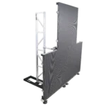 ProX ground support stabilizing T-base for LED screen wall stacking dimensional specifications and measurements