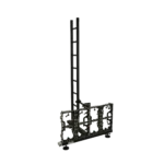 ProX ground support stabilizing T-base dimensional diagram showing measurements and specifications for LED screen wall stacking