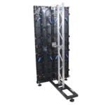 ProX ground support stabilizing T-base for LED screen wall stacking dimensional specifications and measurements
