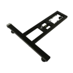 ProX ground support stabilizing T-base for LED screen wall stacking, side profile view showing structural design