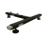 ProX ground support stabilizing T-base with bolted I-beam truss connection detail and mounting hardware