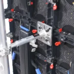 ProX ground support stabilizing T-base with dimensional measurements for F32 truss compatibility