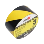 ProX 3 inch 180 feet commercial grade hazardous gaffer tape roll showing non-residue adhesive properties