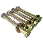 ProX set of four 5 inch Grade 8 hex long truss bolts with nuts and washers hardware