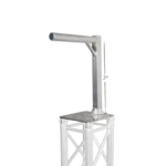 ProX inverted lighting mount top plates dimensional diagram showing 24 inch height and 16 inch length specifications