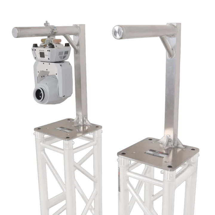 ProX inverted lighting mount top plates with 24-inch height and 16-inch length, 2-inch OD arm