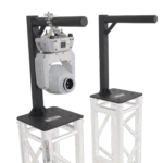 ProX inverted lighting mount top plates set of two with 24-inch height and 16-inch length black finish