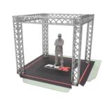 ProX K Series light duty tradeshow booth 10x10 feet with aluminum frame and white panels