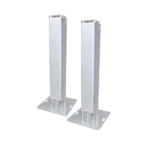 ProX K-Truss 6.56 lightweight square truss totem with white scrim, top plate and base plate assembly
