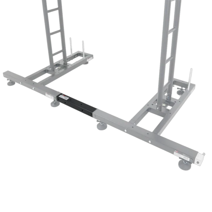 ProX 0.5 meter LED ground support base extension with stabilizing feet front view