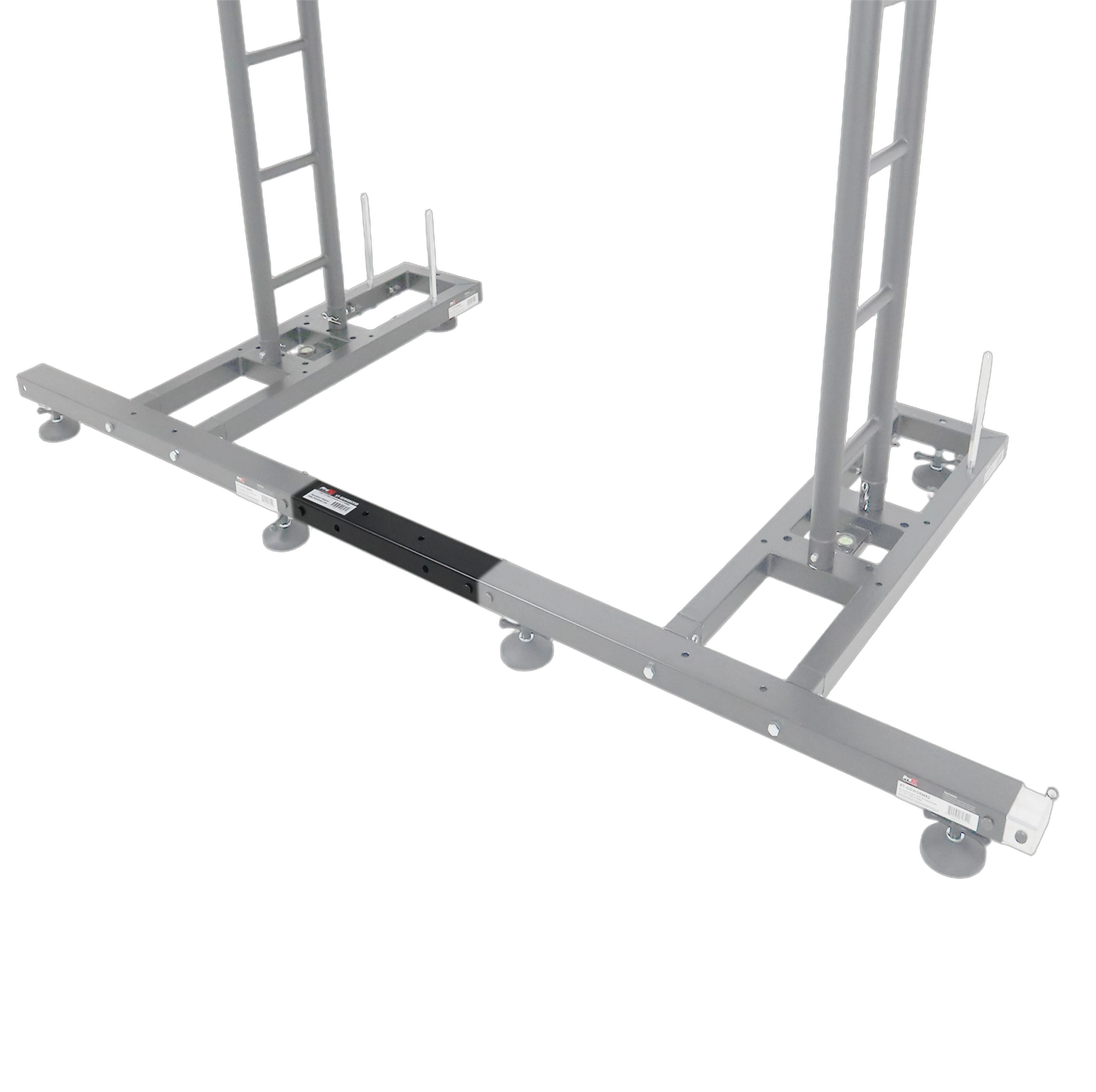 ProX 0.5M LED Ground Support Base Extension Stabilizer ProX 0.5 meter LED ground support base extension with stabilizing feet front view