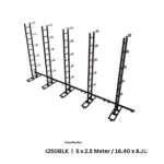 ProX LED video display panel ground support system showing structural frame and mounting details