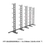 ProX LED video display panel ground support system showing structural frame and mounting detail