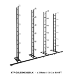 ProX LED video display panel ground support system package 4M width 3M height black frame