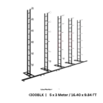 ProX LED video display panel ground support system package 5M width 3M height black frame