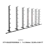 ProX LED video display panel ground support system package 7M width 3M height black