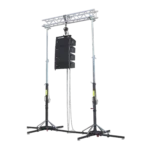 ProX 18 foot lighting crank truss stand with 330 lbs capacity dimensional specifications diagram