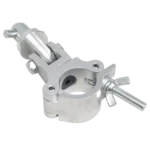 ProX M10 rotating clamp mounted on truss with 360-degree rotation capability and 100 lbs capacity