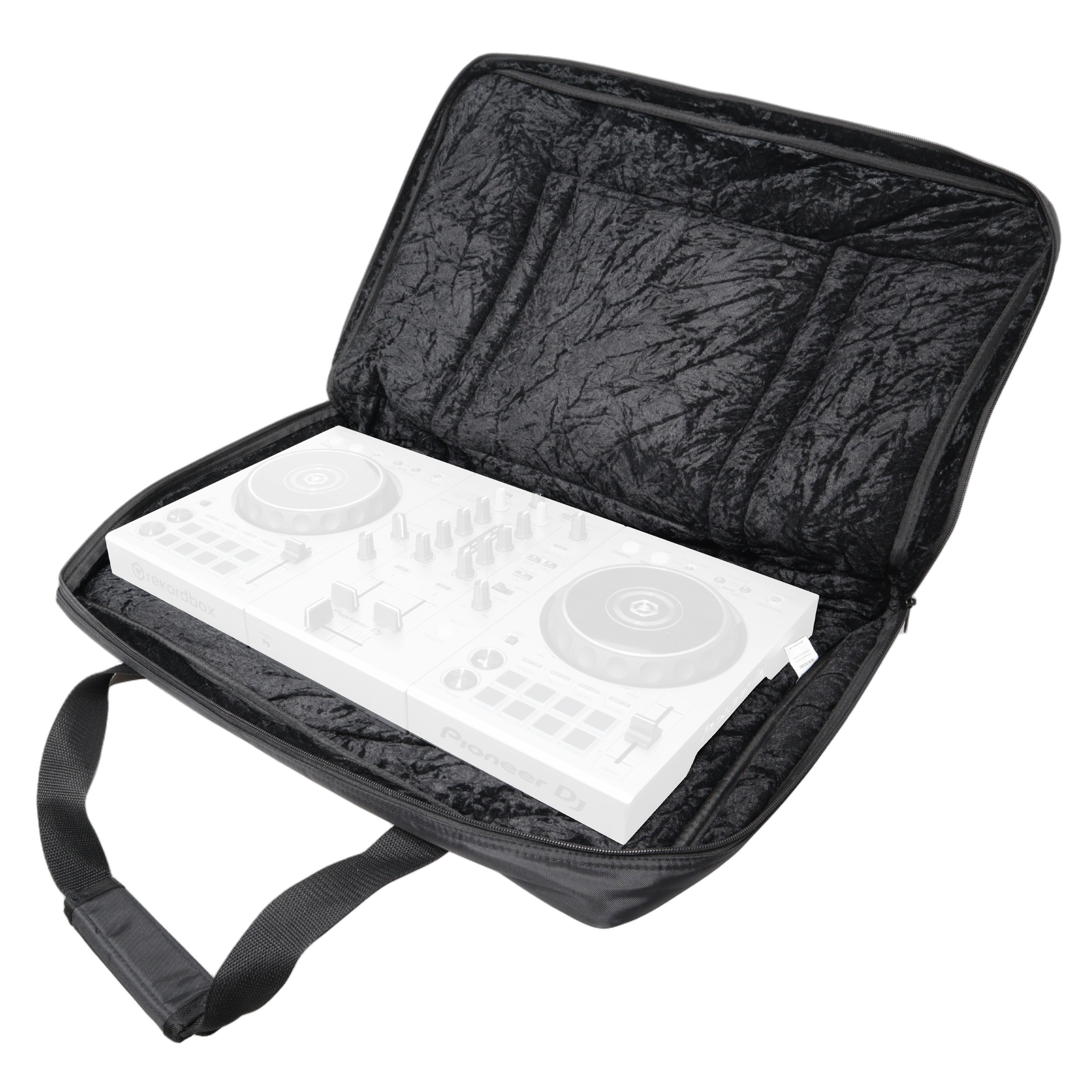 ProX MANO Series DJ Controller Bag Interior Compartment ProX MANO Series protective bag interior showing padded compartment for DJ controllers