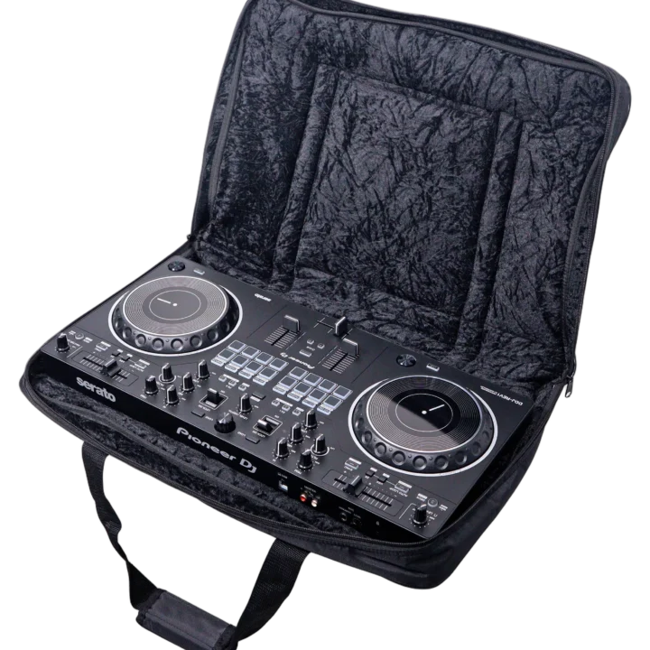 ProX MANO Series protective gear bag for DDJ-SR2 and MIXSTREAM PRO controllers, front view