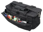 ProX MANO utility carry bag showing interior compartments and divider organization system for cables and accessories