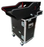 ProX MIDAS M32R flip-ready hydraulic console flight case in professional studio application setup
