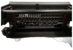 ProX MIDAS M32R flip-ready hydraulic console flight case dimensional specifications and measurements diagram