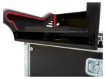 ProX MIDAS M32R flip-ready hydraulic console flight case dimensional specifications and measurements diagram