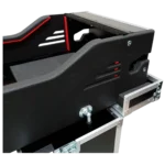 ProX MIDAS M32R flip-ready hydraulic console flight case dimensional specifications and measurements diagram
