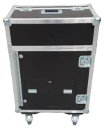 ProX MIDAS M32R flip-ready hydraulic console flight case dimensional specifications and measurements diagram