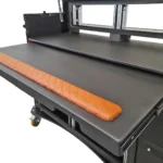 ProX mobile AV broadcasting studio workstation case rear panel with cable management and ventilation ports