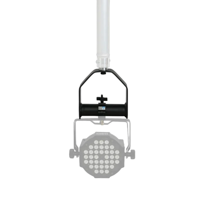 ProX modular stirrup lighting mount bracket for F31 1-point truss tube, front view
