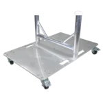 ProX 24 by 30 inch module base plate with locking casters for XT-GRU rapid grid system