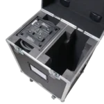 ProX moving head lighting road case with custom foam cutouts for ADJ and Chauvet fixtures