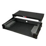 ProX flight case for Numark MixTrack 3 Pro digital controller with laptop shelf, black finish
