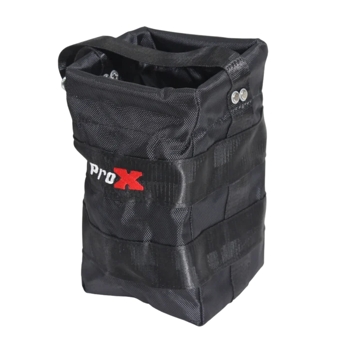 ProX nylon chain hoist bag with dual hanging straps, fits up to 30 foot chains