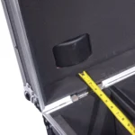 ProX Par Can Universal Utility Case rear panel showing handle and wheel configuration for transport