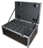ProX par can universal utility case with four wheels, interior compartments for LED par lights