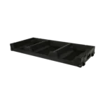 ProX flight case for Pioneer CDJ 3000X and DJM V10 mixer with low profile wheels, black