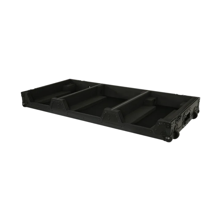 ProX flight case for Pioneer CDJ 3000X and DJM V10 mixer with low profile wheels, black