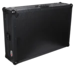 ProX black ATA flight case for Pioneer DDJ-FLX10 DJ controller with sliding laptop shelf and road case design