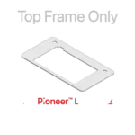 ProX white replacement top face plate for Pioneer DDJ-SR2 DJ controller with control tower podium mounting