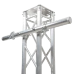 ProX plasma TV monitor mount bracket bolted connection detail showing truss mounting hardware
