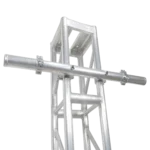 ProX plasma TV monitor mount rear panel showing mounting hardware and adjustment mechanisms