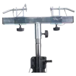 ProX portable crank lighting stand system with adjustable height and included T-bars triangle truss in application setup